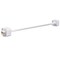 Satco TP162 White 48 inch Extension Wand Track Lighting Track Standoff Rod